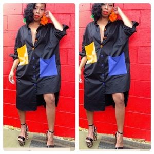 Oversized Shirt Dress